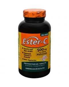 American Health Ester-C with Citrus Bioflavonoids - 500 mg - 450 Vegetarian Tablets