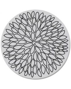 Hero Arts Cling Stamps 4"X4"-Large Open Flower