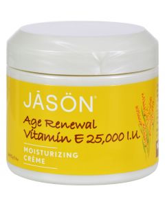 Jason Natural Products Jason Moisturizing Creme Vitamin E Age Renewal Fragrance Free - 25000 IU - 4 oz