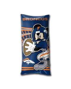 The Northwest Company Broncos 18"x36" Mickey Juvenile Folded Body Pillow (NFL) - Broncos 18"x36" Mickey Juvenile Folded Body Pillow (NFL)