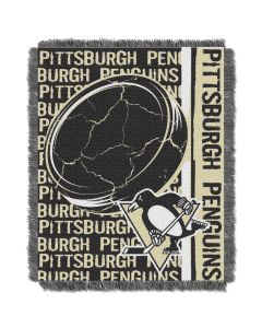 The Northwest Company Penguins  48x60 Triple Woven Jacquard Throw - Double Play Series