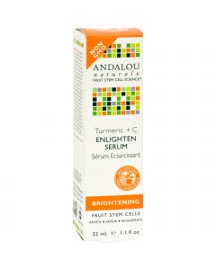Andalou Naturals Enlighten Serum Turmeric + C Brightening - 1.1 oz - Andalou Naturals Enlighten Serum Turmeric + C Brightening - 1.1 oz