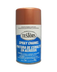 Testors Spray Enamel 3oz-Metallic Copper