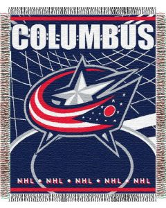 The Northwest Company Blue Jackets 48"x 60" Triple Woven Jacquard Throw (NHL) - Blue Jackets 48"x 60" Triple Woven Jacquard Throw (NHL)