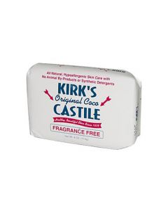 Kirk's Natural Original Coco Castile Soap Fragrance Free - 4 oz