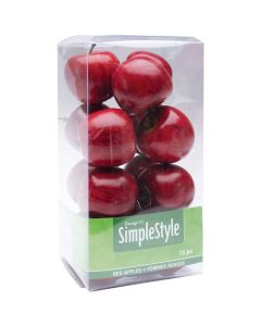 Floracraft Design It Simple Decorative Fruit 15/Pkg-Mini Red Apples