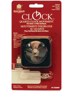 Walnut Hollow Quartz Clock Movement-For .25" Surfaces