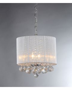Warehouse of Tiffany Pinky's Platter Crystal Chandelier