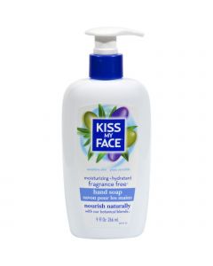 Kiss My Face Moisture Soap Fragrance Free - 9 fl oz