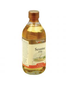 Spectrum Naturals Refined Sesame Oil - Case of 12 - 16 Fl oz.