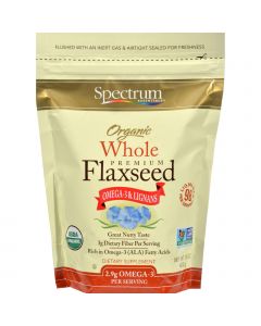 Spectrum Essentials Organic Whole Flaxseed - 15 oz