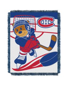 The Northwest Company Canadiens   Baby 36x46 Triple Woven Jacquard Throw - Score Series