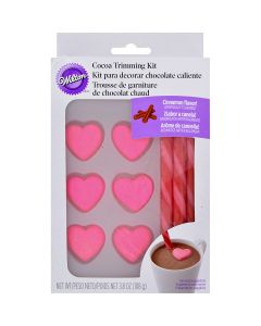 Wilton Cocoa Trim Kit-Hearts Cinnamon Flavored