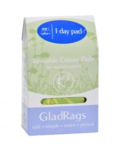 GladRags Day Pad - Plus - Cotton - Color - 1 Count