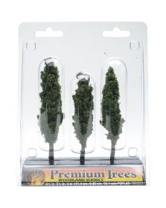 Woodland Scenics Premium Poplar Trees 3.5" To 4.5" 3/Pkg-