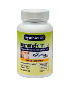 Symbiotics Immune Formula with Colostrum Plus - 120 Capsules