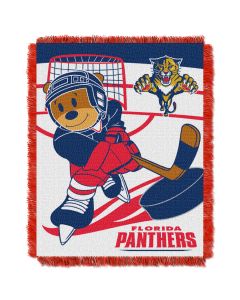 The Northwest Company Panthers  Baby 36x46 Triple Woven Jacquard Throw - Score Series