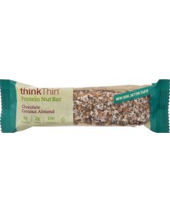 Think Products thinkThin Crunch Bar - Crunch Coconut Chocolate Mixed Nuts - 1.41 oz - Case of 10