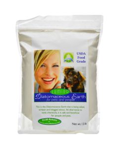 Lumino Home Diatomaceous Earth - Food Grade - Pets and People - 1.5 lb