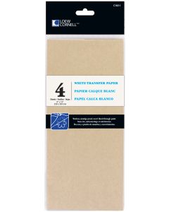 Loew-Cornell White Transfer Paper-9"X13" 4/Pkg