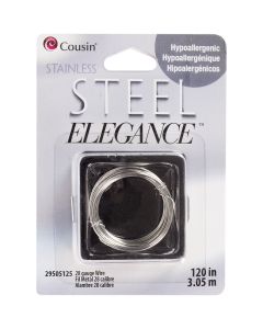 Cousin Stainless Steel Elegance Beads & Findings-120" 28g Wire