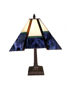 Warehouse of Tiffany Tiffany-style Purple Mission-style Table Lamp