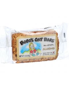 Bobo's Oat Bars - All Natural - Almond - 3 oz Bars - Case of 12