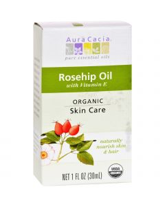 Aura Cacia Skin Care Oil - Organic - Rosehip Oil - 1 fl oz