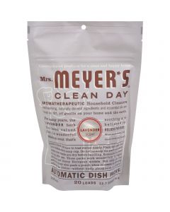 Mrs. Meyer's Automatic Dishwasher Packs - Lavender - Case of 6 - 12.7 oz
