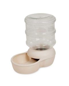 Petmate Le Bistro Waterer Extra Large Bleached Linen 10.3" x 17.2" x 17.9"