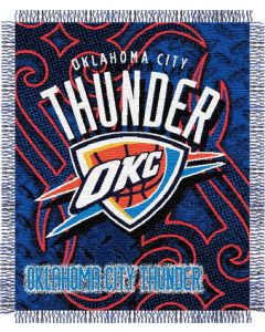 The Northwest Company OKC Thunder 48"x60" Triple Woven Jacquard Throw (NBA) - OKC Thunder 48"x60" Triple Woven Jacquard Throw (NBA)
