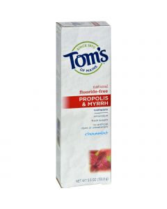 Tom's of Maine Propolis and Myrrh Toothpaste Cinnamint - 5.5 oz - Case of 6