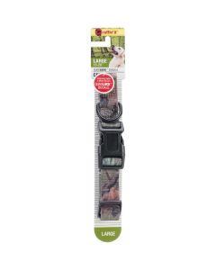 Westminster Pet Products Woodlands Large Adjustable Collar W/Quadlock Buckle 20-24"-Camo Print