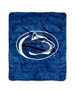 The Northwest Company Penn State Micro Grunge  Micro 46x60 Raschel Throw (College) - Penn State Micro Grunge  Micro 46x60 Raschel Throw (College)