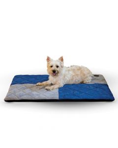 K&H Pet Products Quilted Memory Dream Pad 0.5" Medium Chocolate / Tan 27" x 37" x 0.5"