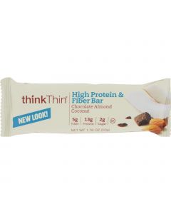 Think Products Bars - thinkThin Chocolate Almond Coconut Protein plus Fiber - 1.76 oz - Case of 10