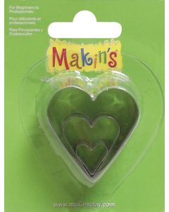 Makin's USA Makin's Clay Cutters 3/Pkg-Heart