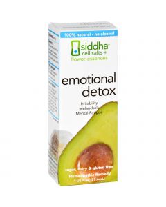 Siddha Flower Essences Emotional Detox - 1 fl oz