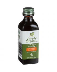 Simply Organic Vanilla Flavoring - Organic - 2 oz - Case of 6