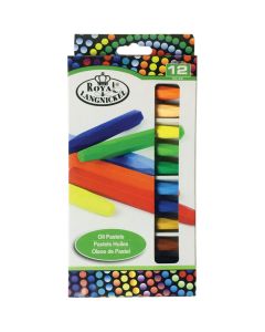 Royal Brush Oil Pastels-12/Pkg