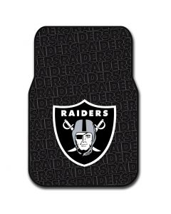 The Northwest Company Raiders  Car Floor Mat (Set of 2) - Raiders  Car Floor Mat (Set of 2)