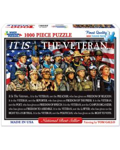 White Mountain Puzzles Jigsaw Puzzle 1000 Pieces 24"X30"-It Is The Veteran