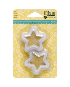 Hampton Art Jillibean Soup PVC Card Shakers 6/Pkg-Star