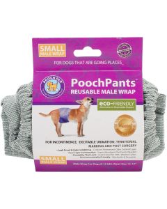 PoochPad PoochPants Reusable Male Wrap-Small 12" To 15"-