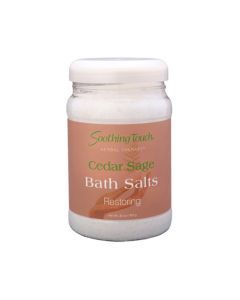 Soothing Touch Bath Salts - Cedar Sage - 32 oz