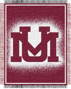 The Northwest Company Montana "Focus" 48"x60" Triple Woven Jacquard Throw (College) - Montana "Focus" 48"x60" Triple Woven Jacquard Throw (College)