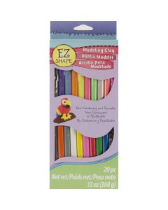 Polyform EZ Shape Non-Hardening Modeling Clay 13oz 20/Pkg-Assorted
