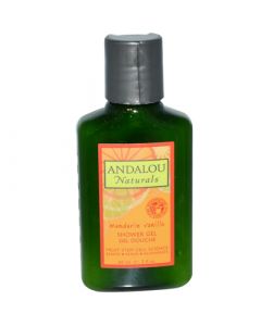 Andalou Naturals Vitalizing Shower Gel Travel Size Mandarin Vanilla - 2 fl oz
