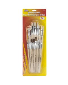 Loew-Cornell Student Brush Value Pack-25/Pkg