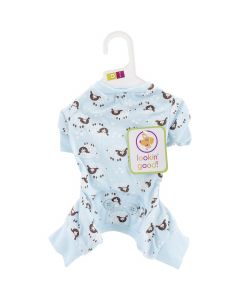 Ethical Pets Lamb Print PJ's Small-Blue